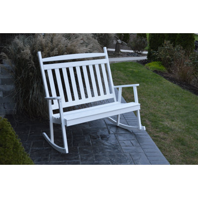 Front Porch Rocking Bench | Wayfair